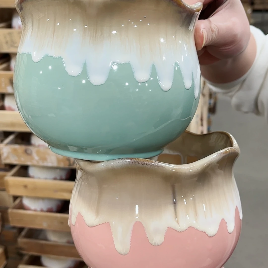 【闪购商品】陶瓷陶瓷多肉植物花盆