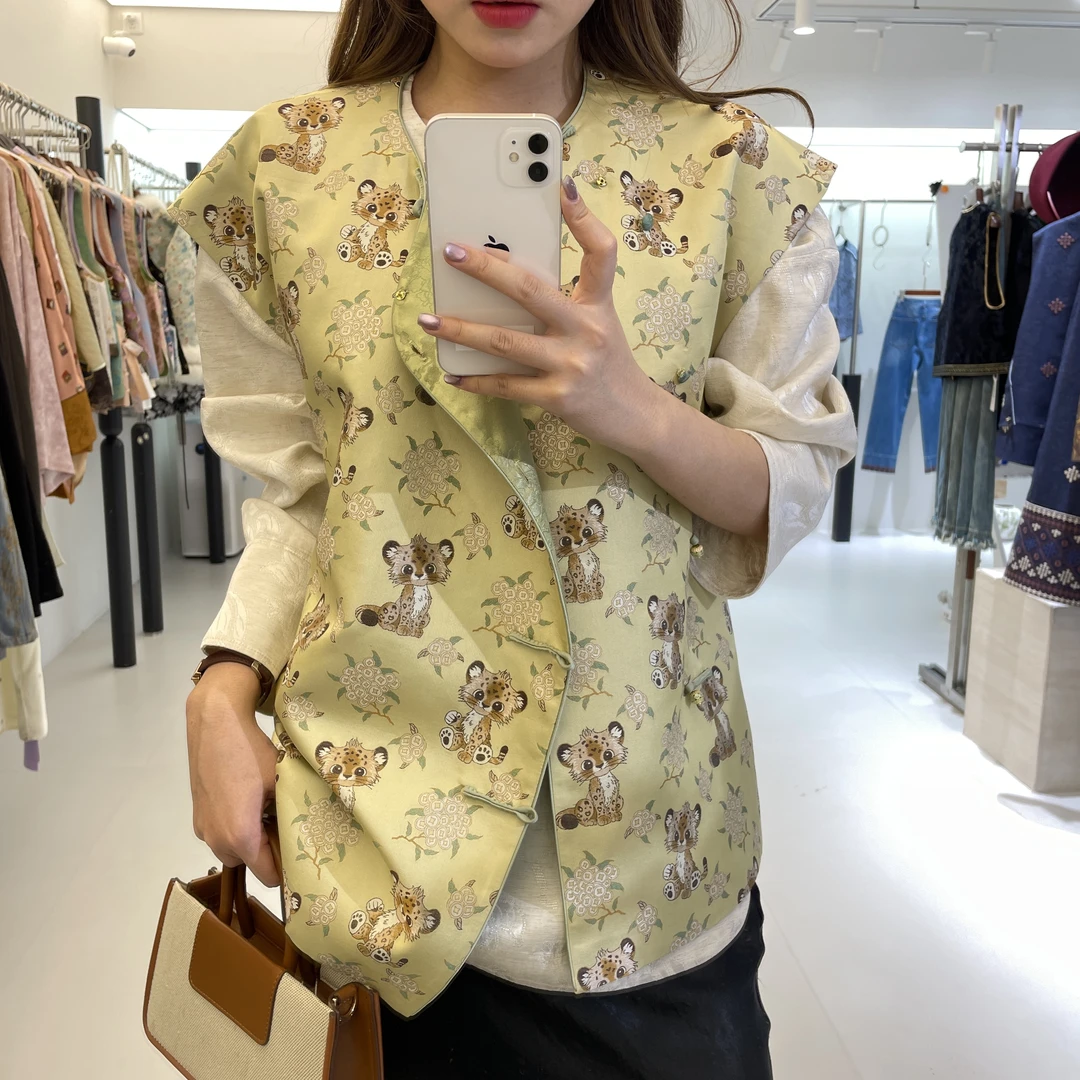 JINYU矜羽【赏夏】非遗申小豹宋锦！新中式上衣
