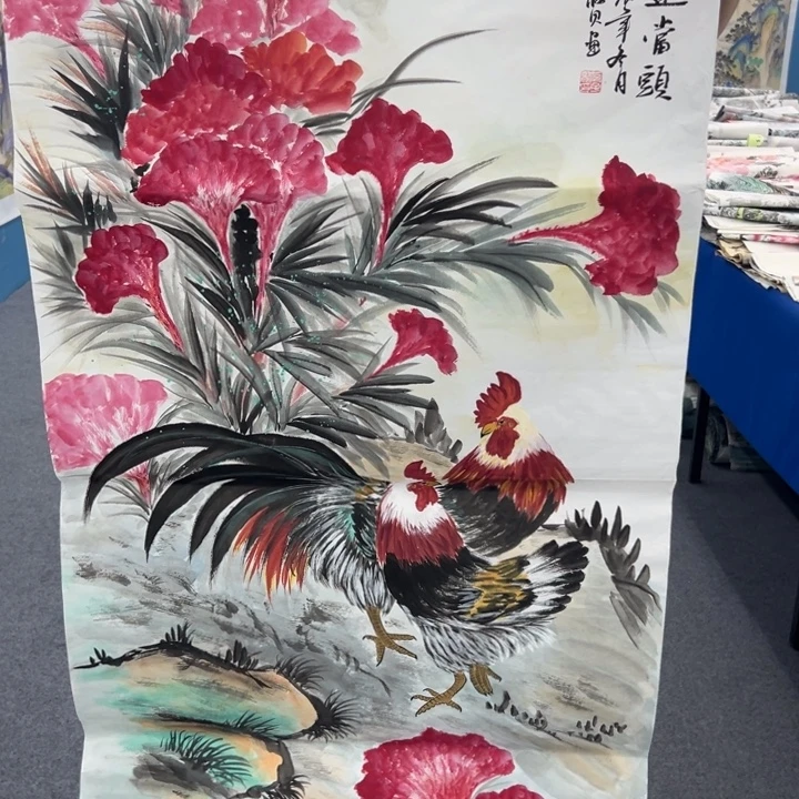 国画宣纸纯手绘字画