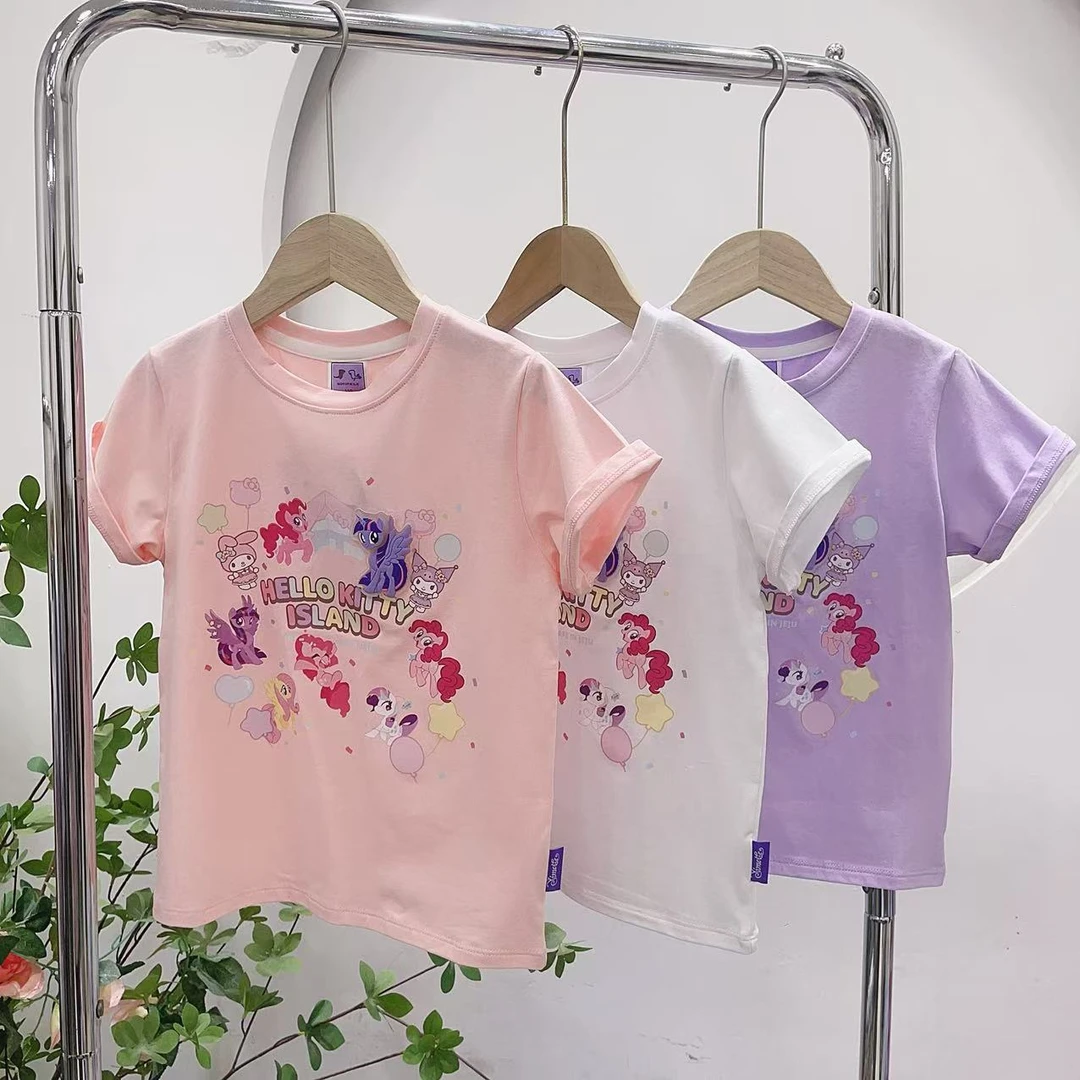 【淼淼妈】儿童夏季短袖T恤85115