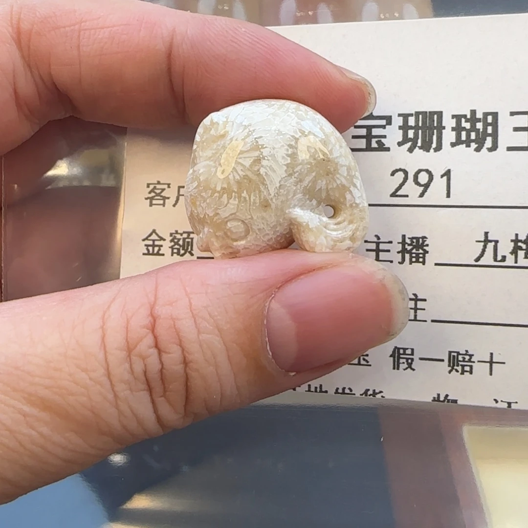 硅化珊瑚（珊瑚玉）合金颈饰