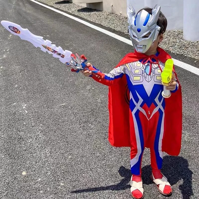 赛罗迪迦奥特曼连体衣服表演服装男孩女童连体衣演出COSPLAY