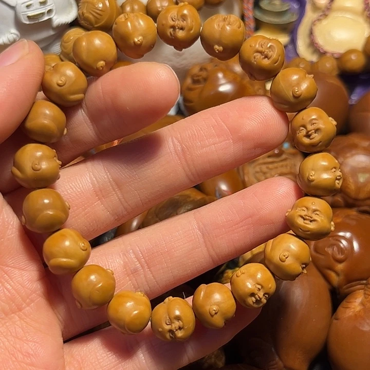 手串/手链橄榄核猴头开心
