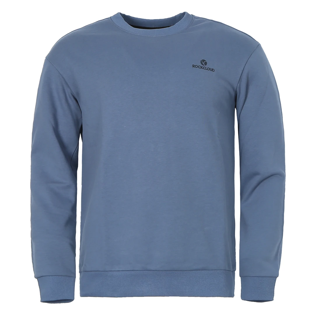 男士春秋户外运动时尚休闲舒适长袖圆领套头卫衣