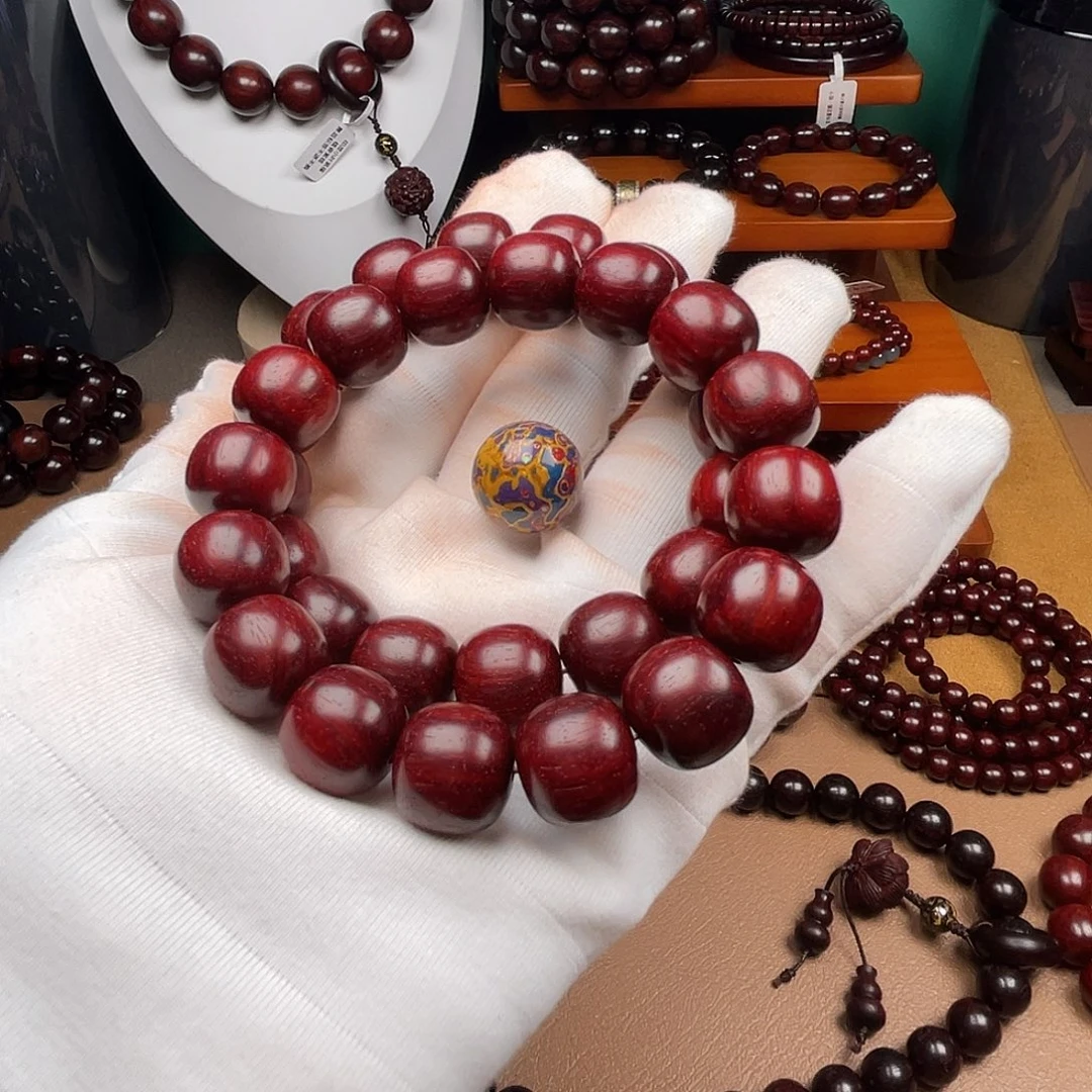 J****手串/手链小叶紫檀原汁原味13*14