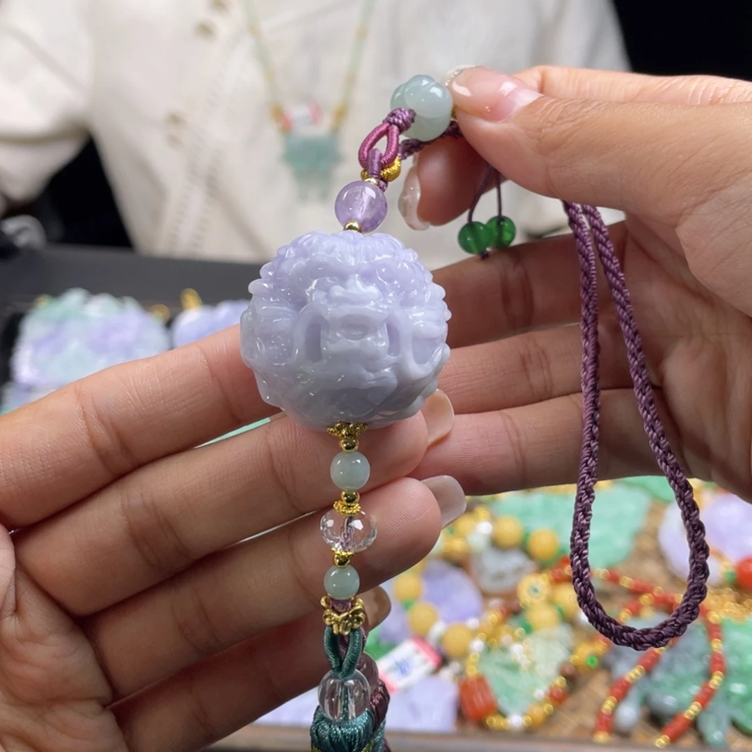 翡翠未镶嵌挂件代编织