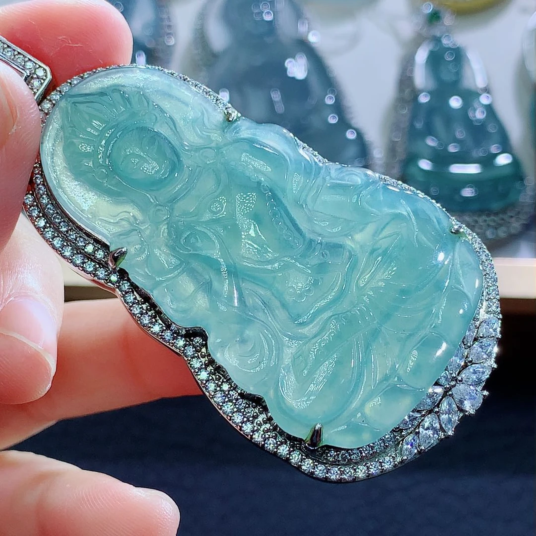 未镶嵌挂件翡翠翡翠