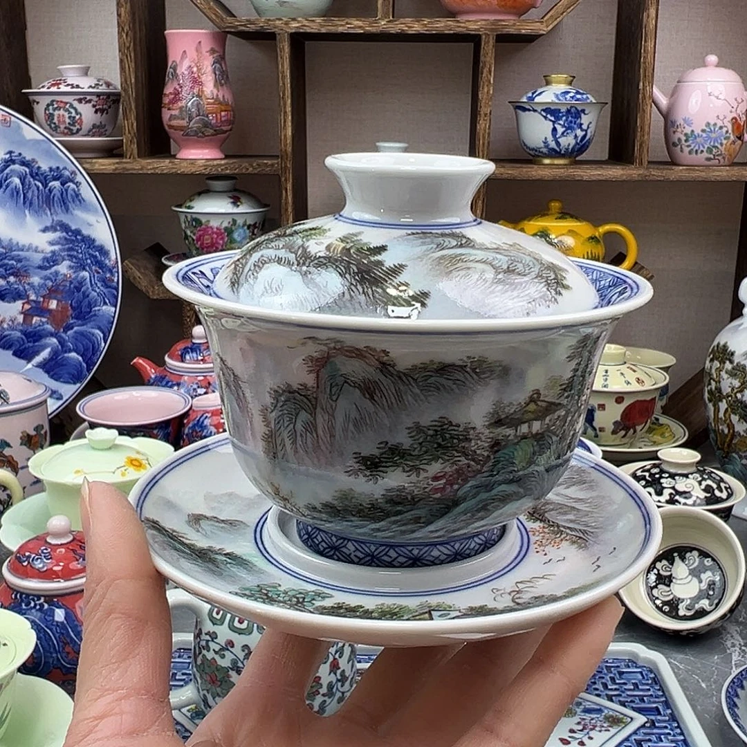 陶瓷摆件景德镇陶瓷567老厂瓷68