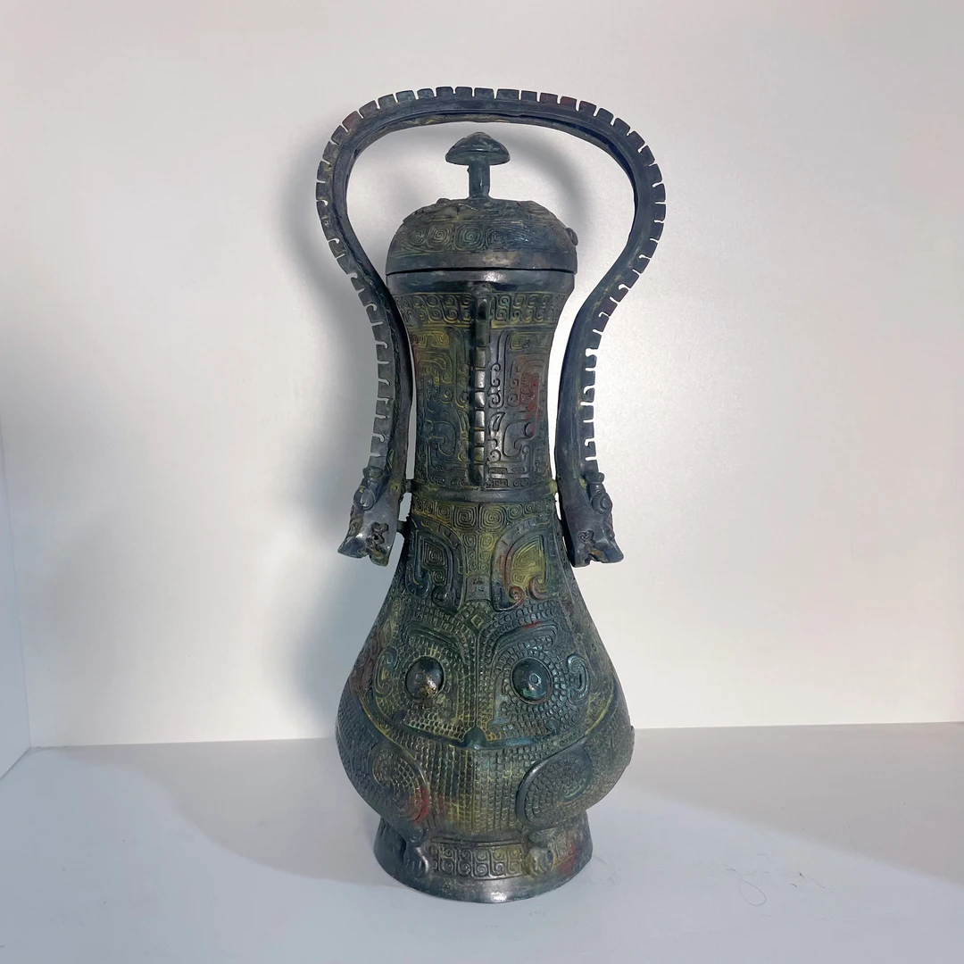 册高卣 仿古青铜器 工艺品摆件 家居摆件