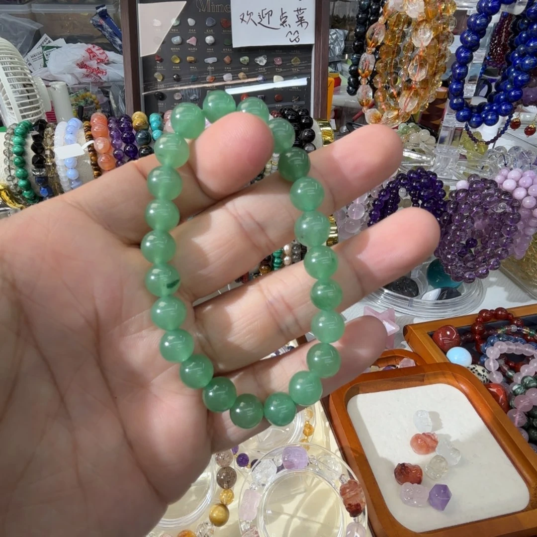 玛瑙/玉髓合金手链绿东陵手链