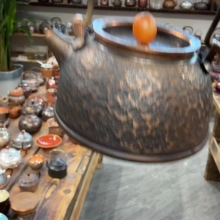 紫铜手工制作壶提梁