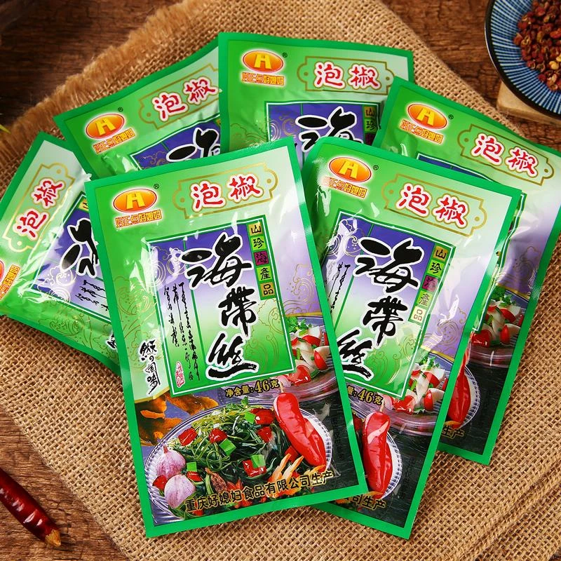 重庆特产泡椒海带丝零食下饭菜海带零食好正点好媳妇袋