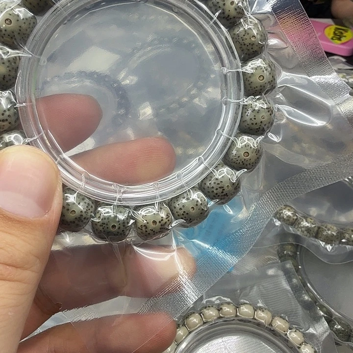 星月菩提手串181绿星月菩提单圈12