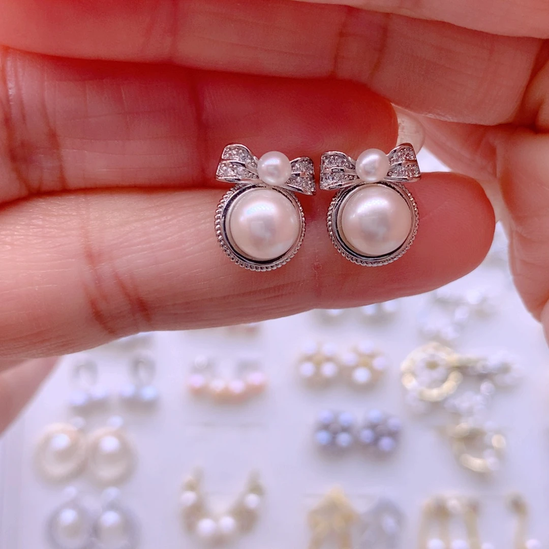 耳饰淡水珍珠合金