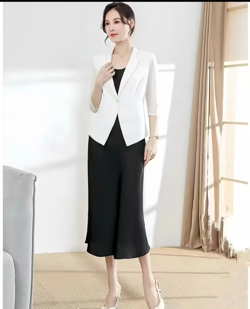 春季名媛优雅小香风温柔风通勤气质职业两件套装裙T251/K7AB