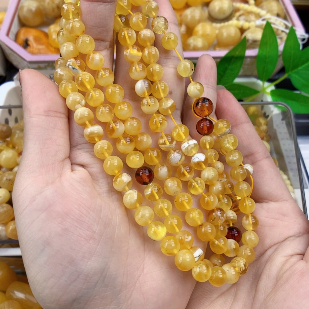 裸石琥珀未镶嵌7.8
