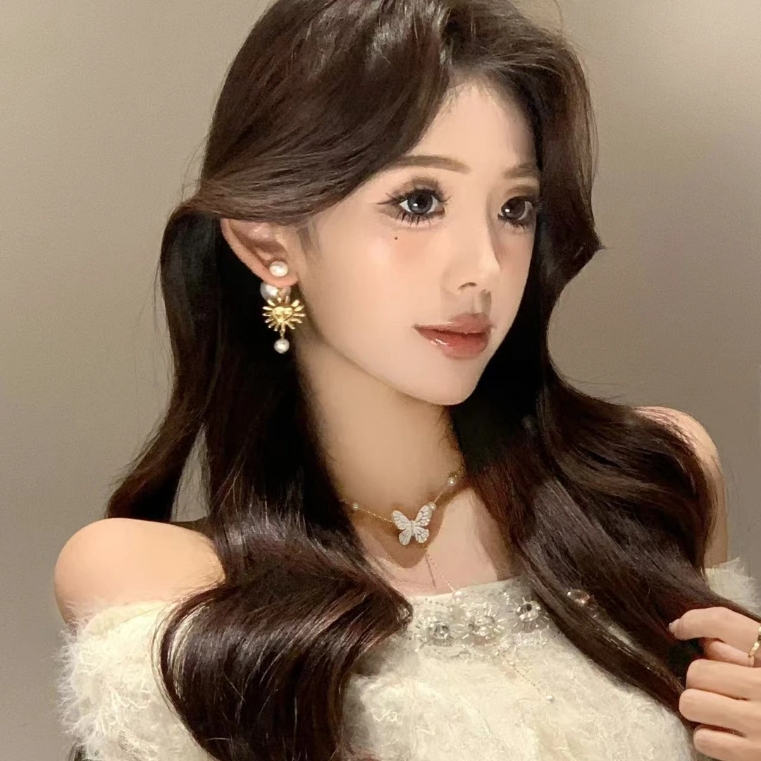 FULL GIRLISH耳环02052轻奢气质复古耳钉耳饰