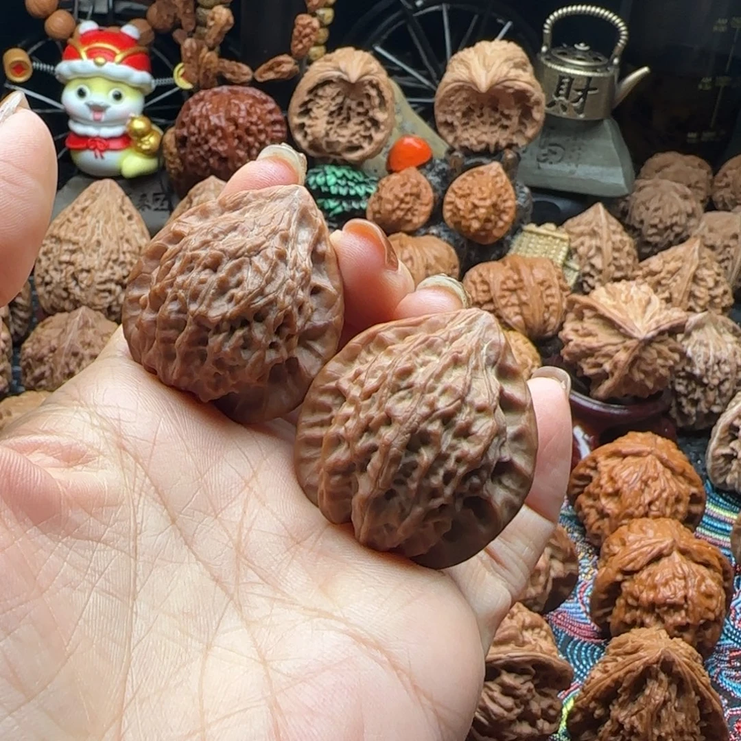 文玩核桃把件全品金丝雀37