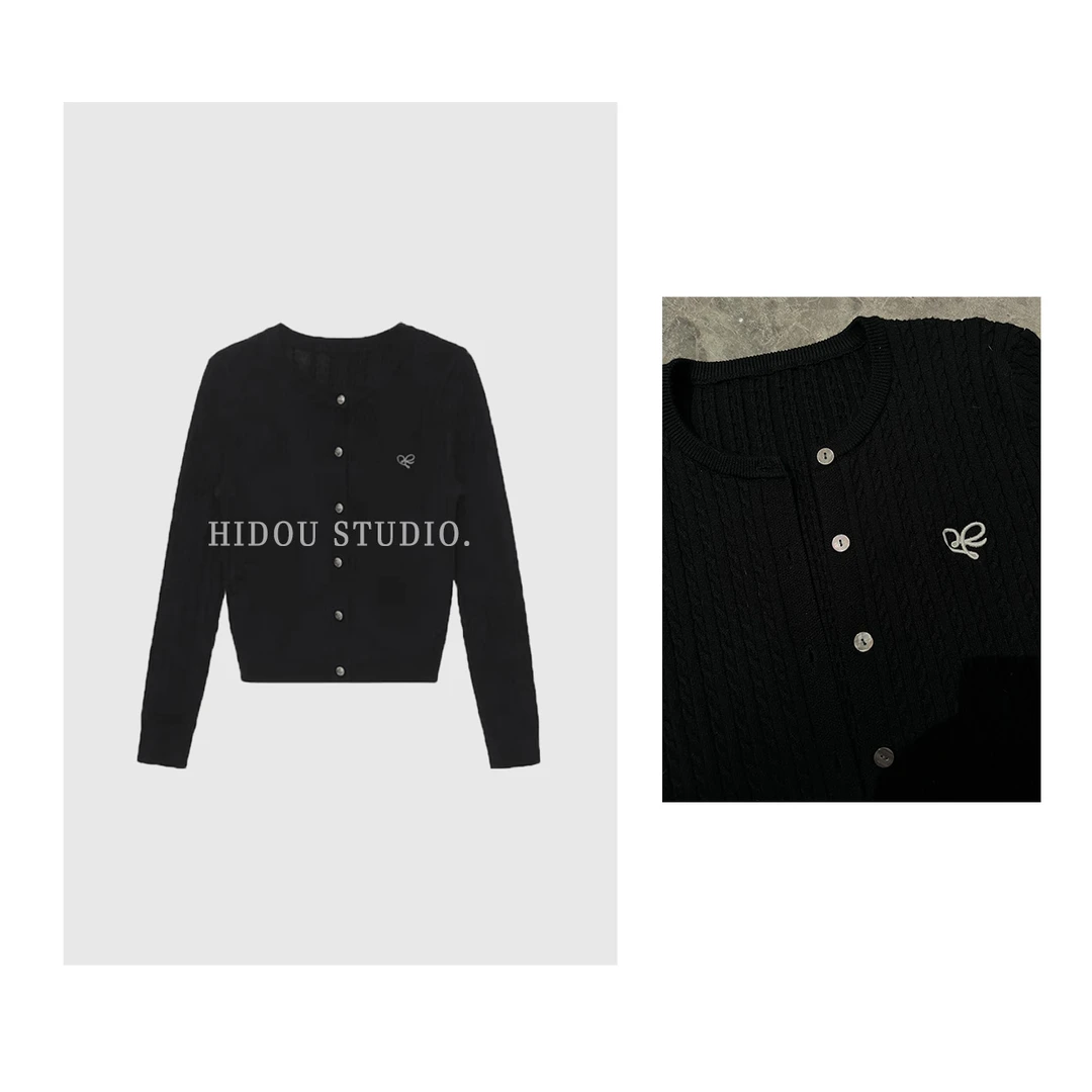 【痘痘私服】|【头号甜心】爱心韩系学院风针织开衫