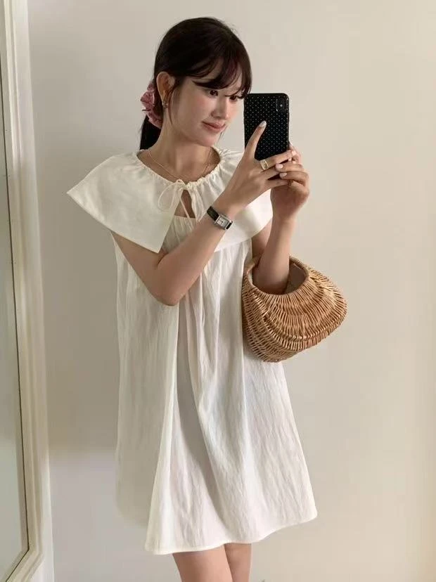 HY MOXI（60006#）韩系气质甜美吊带背心连衣裙kc