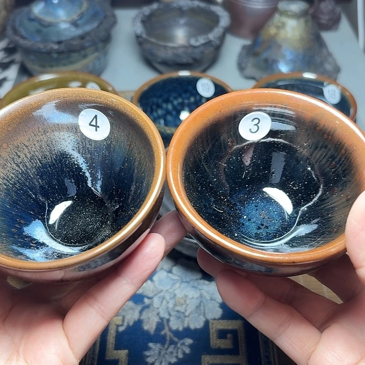 茶盏3，4 坚记茶盏摆件