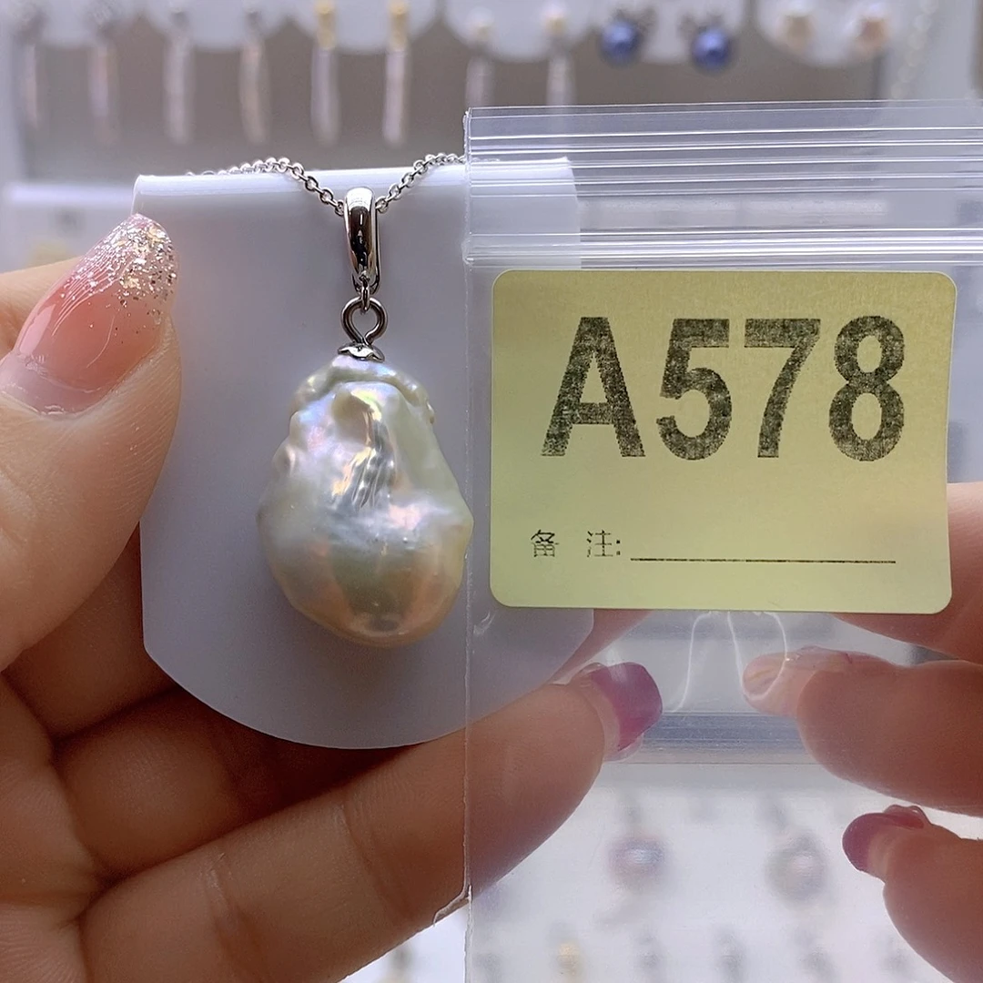 淡水珍珠颈饰银S925镶嵌