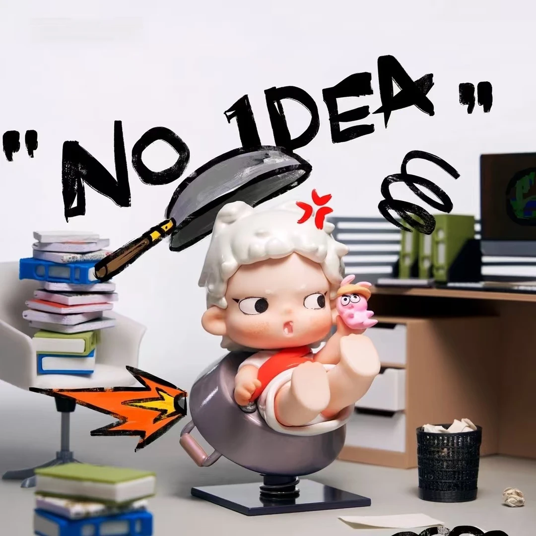 【拆盒】卷卷-OFFICE先疯艺术图鉴系列盲盒潮玩手办