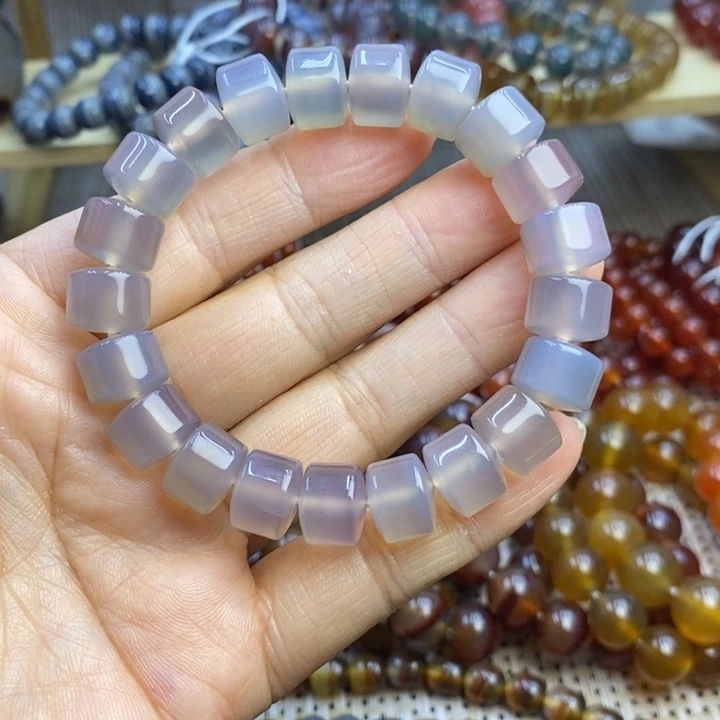玛瑙/玉髓未镶嵌手链
