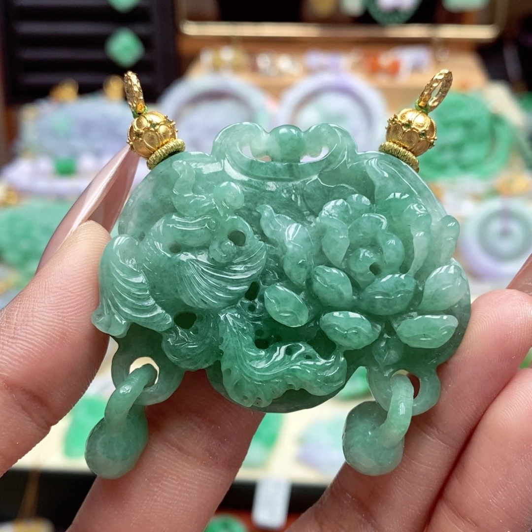 颈饰未镶嵌翡翠翡翠吊坠