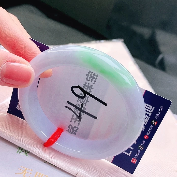 翡翠未镶嵌手镯缅甸天然a货翡翠手镯