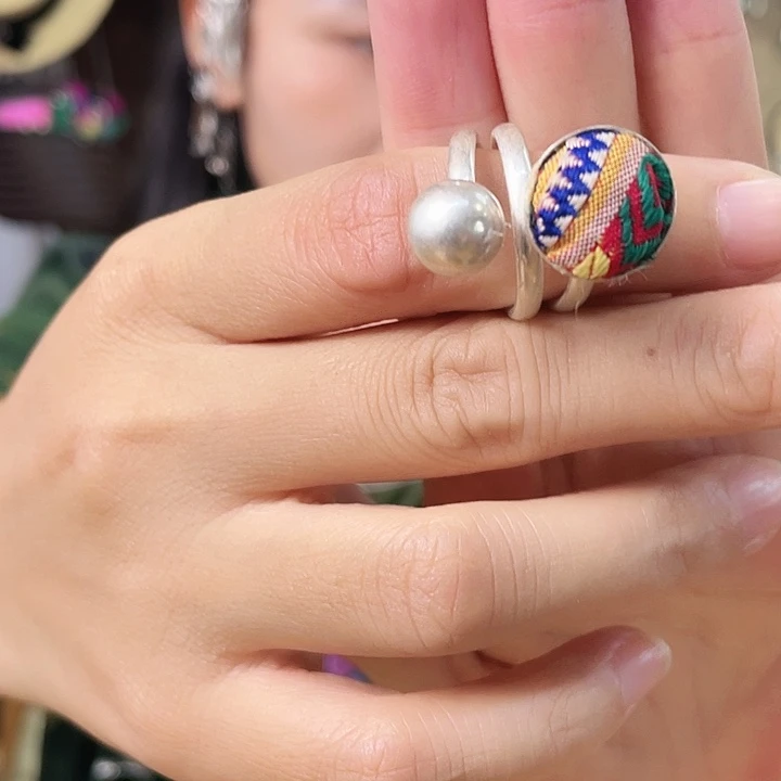 非金属锆石合金戒指