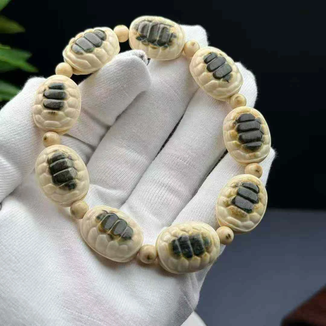 天然猛犸象牙富甲天下蓝眼龟壳