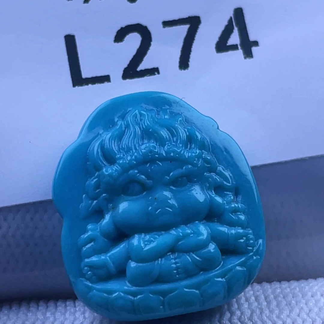 绿松石未镶嵌天然原矿绿松石雕件