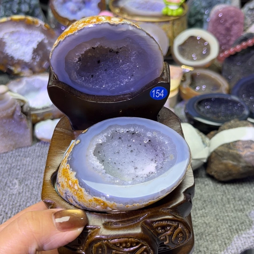摆件紫晶未镶嵌水晶