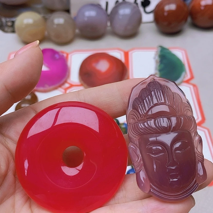 【闪购商品】玛瑙/玉髓未镶嵌珠宝半成品*️***