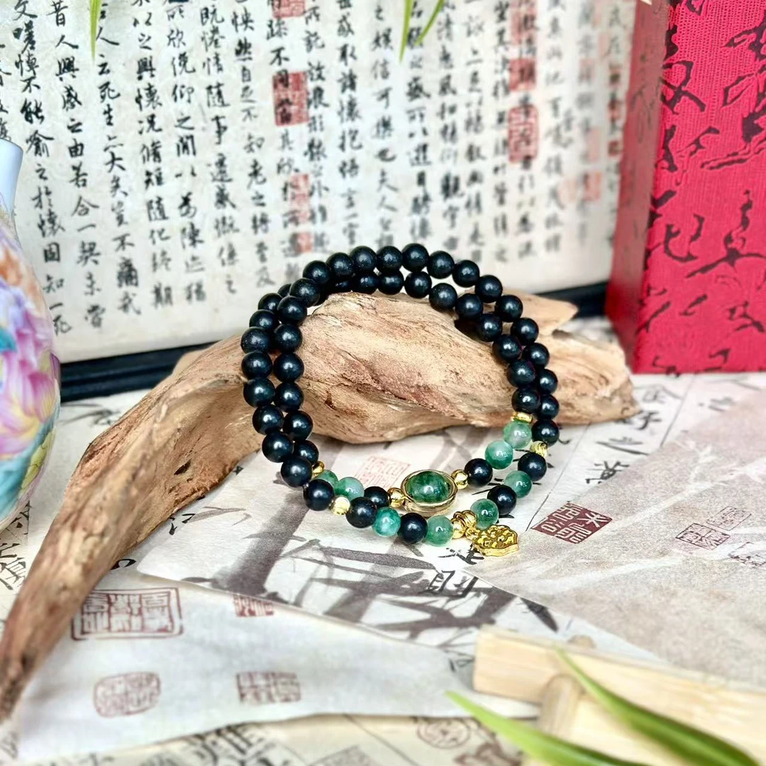 合香珠双圈手串357无礼盒