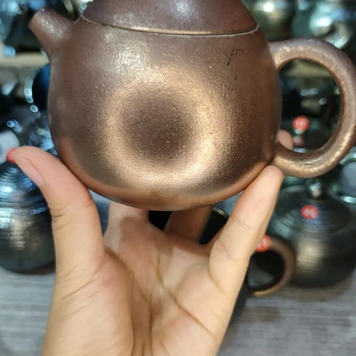 建水紫陶柴烧特价壶