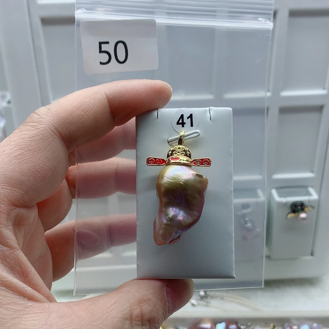 吊坠(不含链)合金淡水珍珠