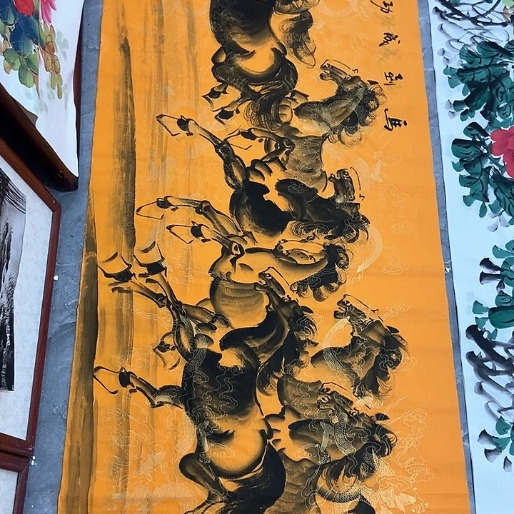 小周画廊的直播间