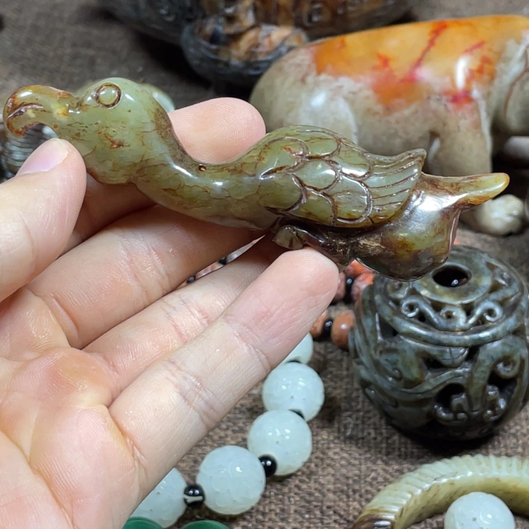 和田玉未镶嵌吊坠(不含链)