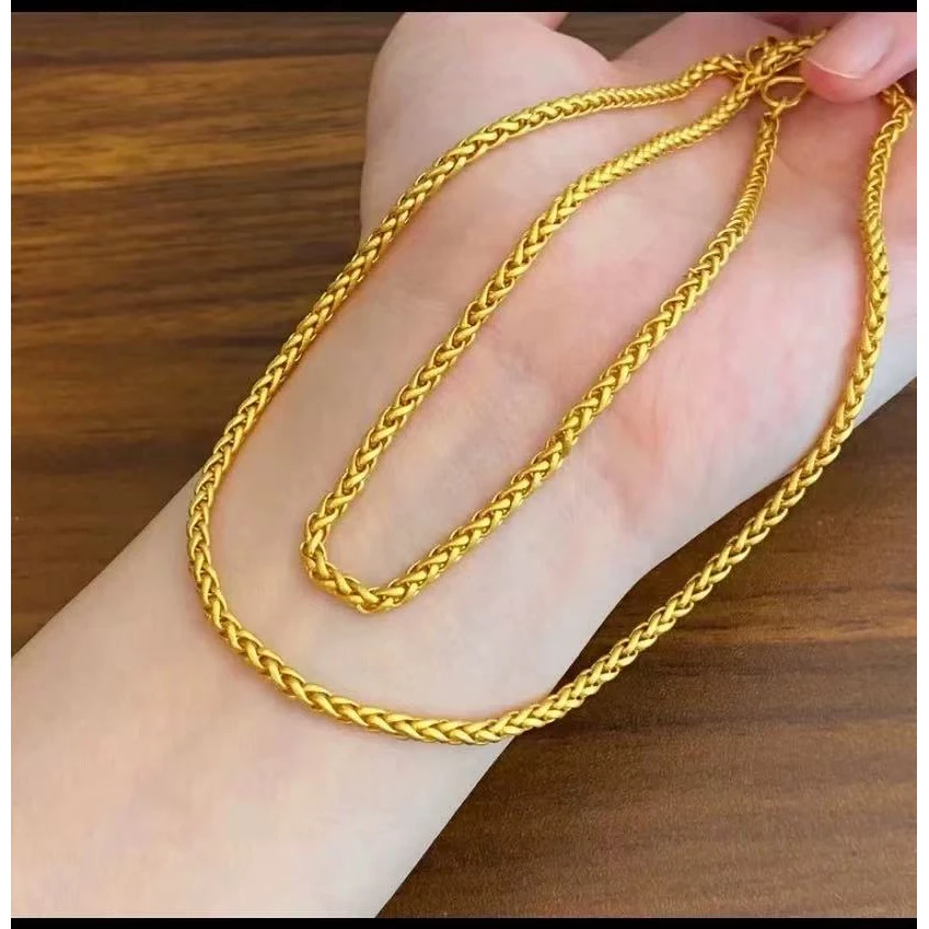 吊坠足银 粗肖邦链009经典时尚百搭精致