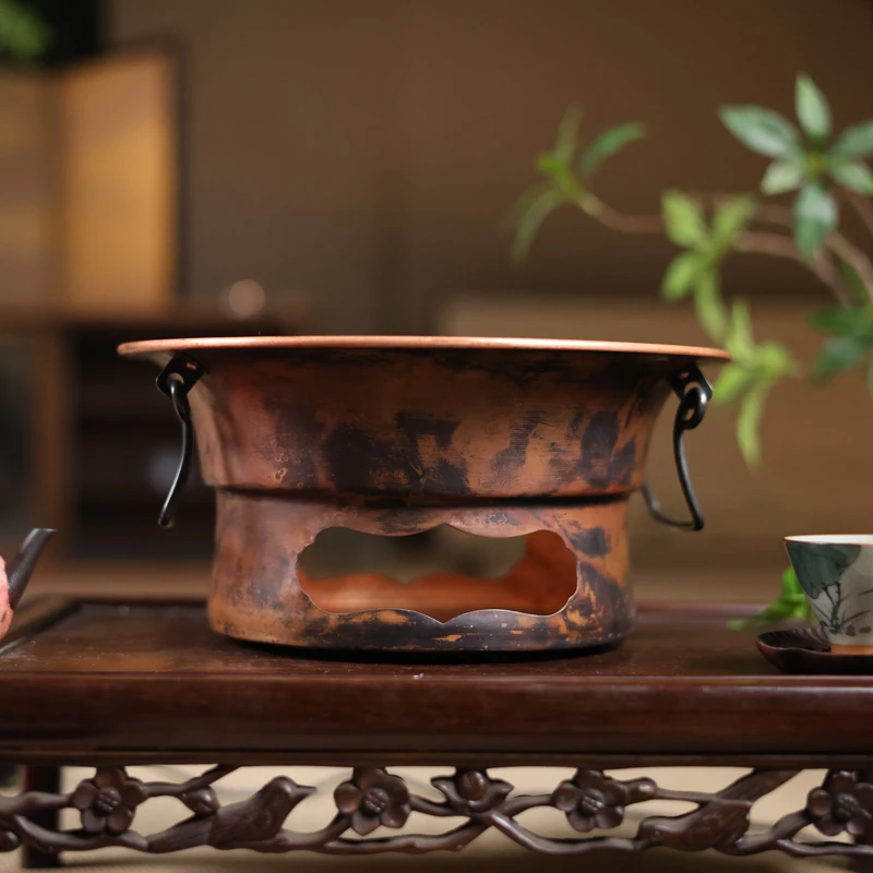 【福器】梯形炉-顶部直径29CM底部直径20CM高13CM（春喜铜0087）