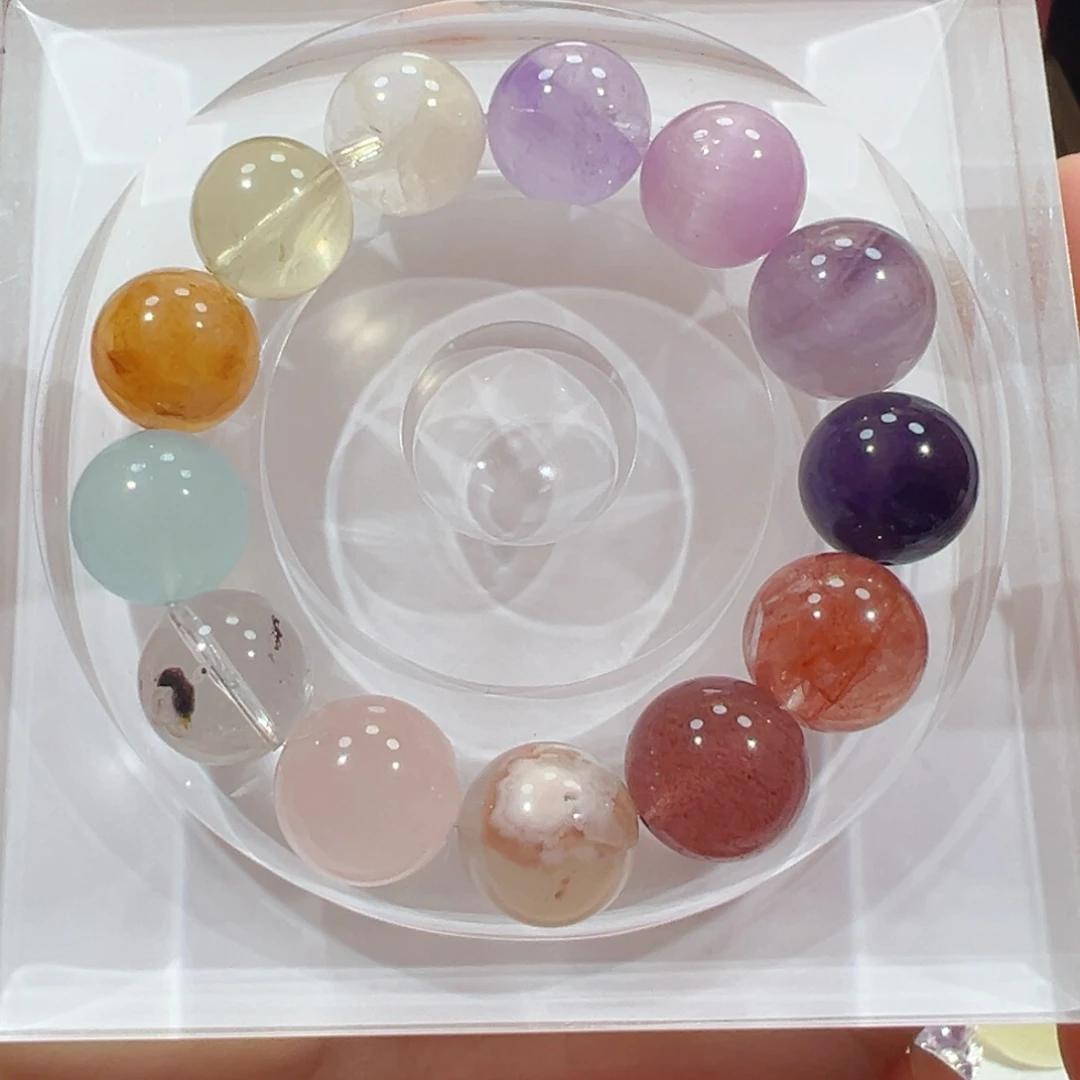 水晶手串未镶嵌多宝