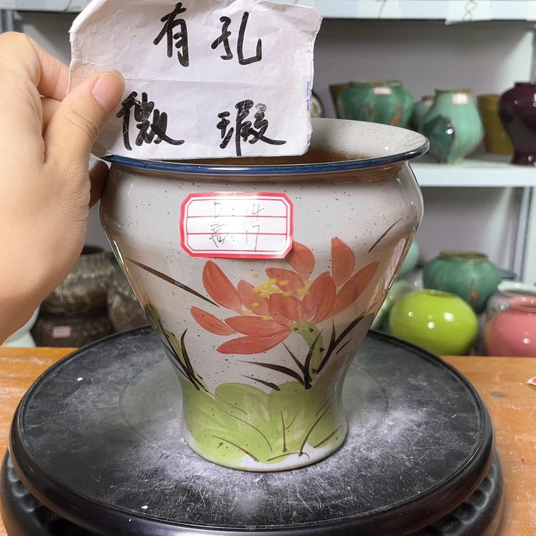 景德镇陶瓷花盆花器微瑕258
