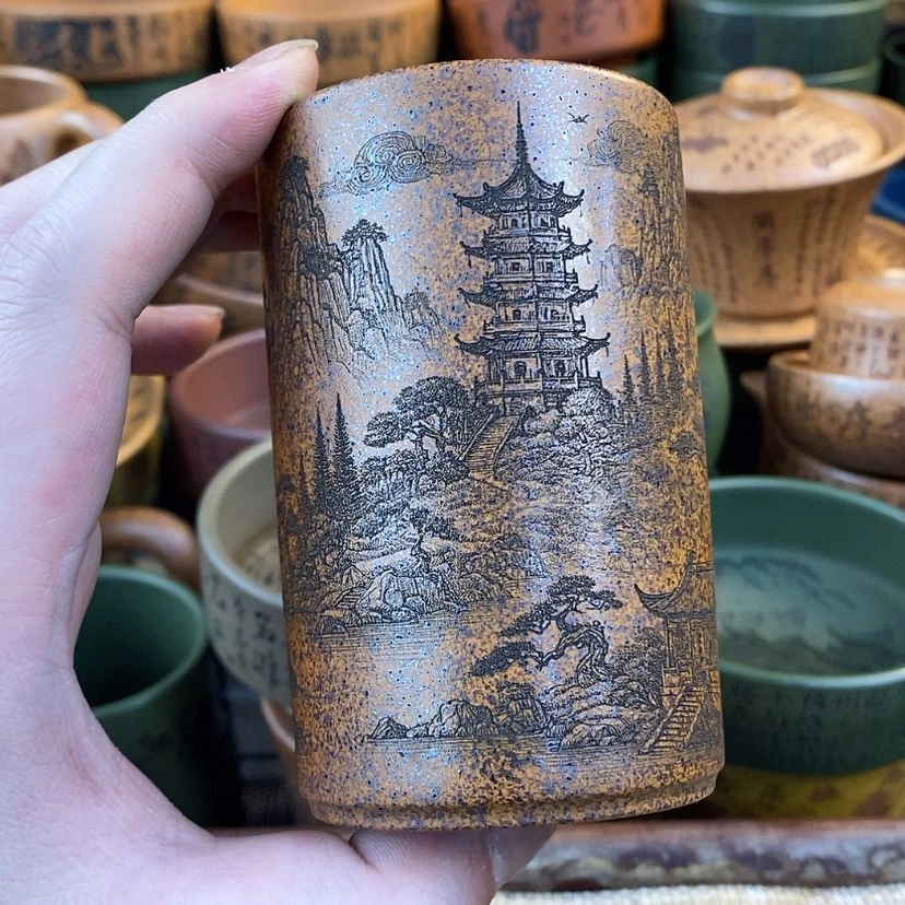 【闪购商品】紫砂杯子宜兴全手工紫砂杯