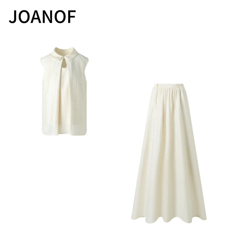 JOANOF复古港风INS风慵懒风时尚套装学院风英伦风A25W0047-k