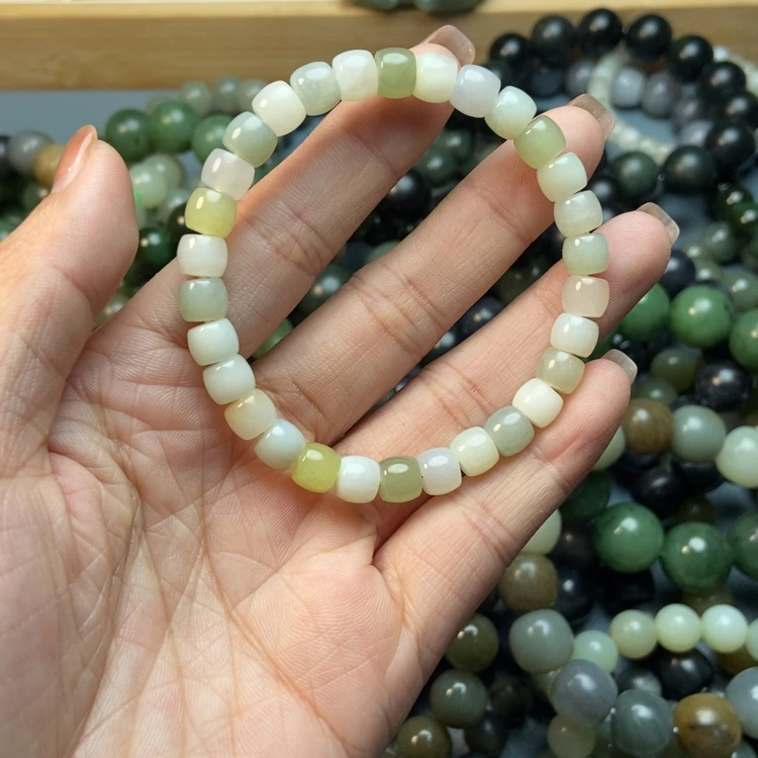 和田玉未镶嵌手链