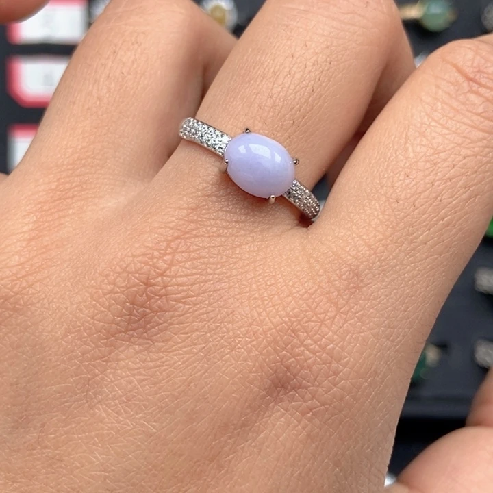 翡翠未镶嵌戒指戒指