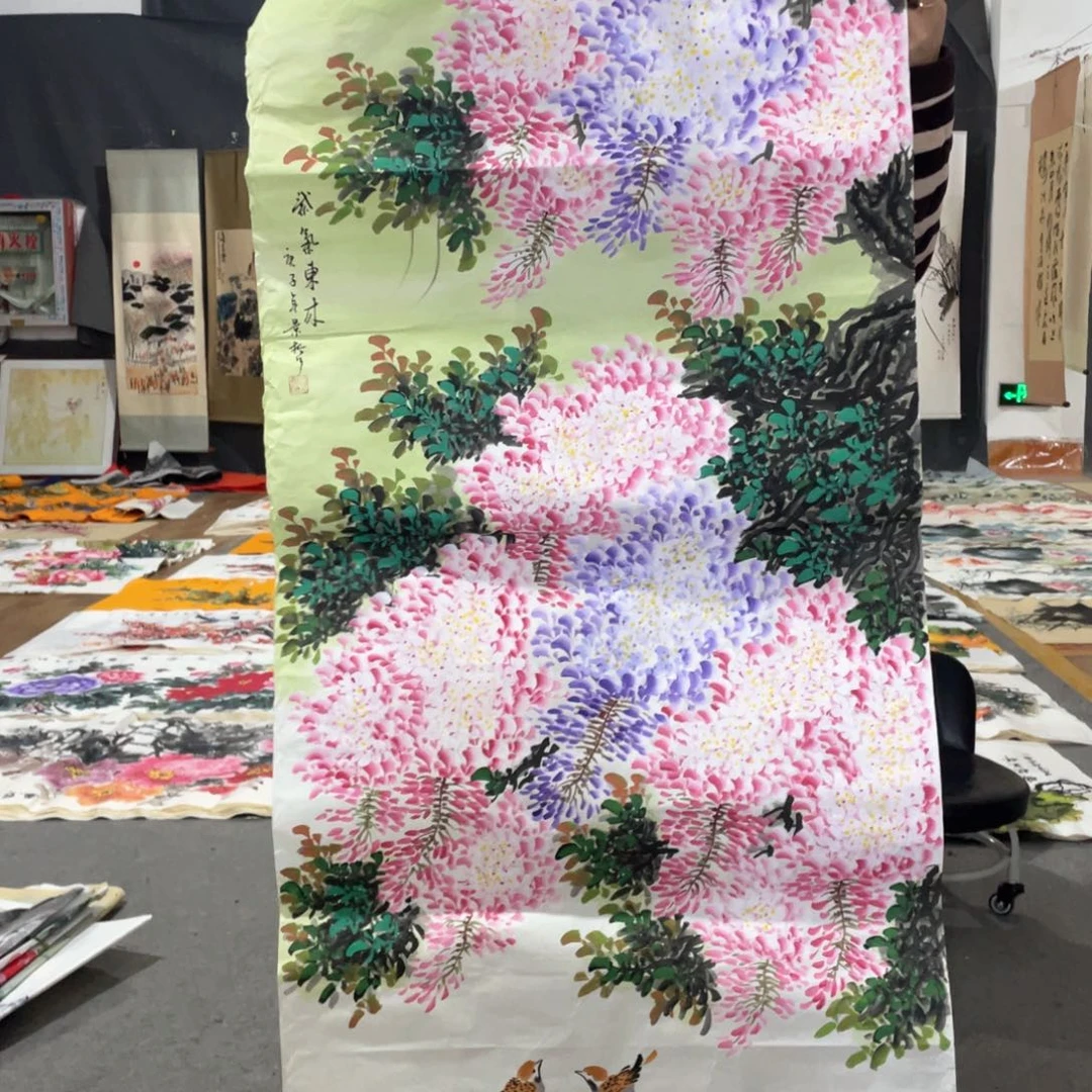 国画国画作品画心一张