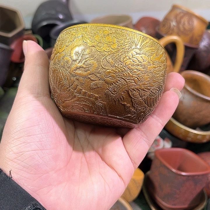 茶杯紫砂全手工紫砂主人杯